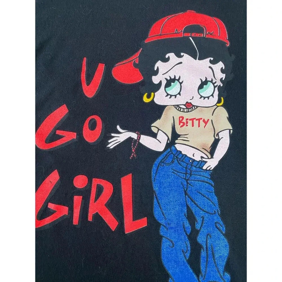 Vintage 1998 King Features Syndicate Inc Betty Boop U Go Girl size 14w/16w - Picture 3 of 6